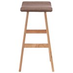 Vidaxl chaise de bar taupe tissu