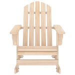 Vidaxl chaise  bascule de jardin adirondack bois de sapin massif