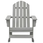 Vidaxl chaise  bascule de jardin bois gris