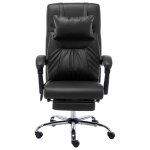 Vidaxl chaise de bureau de massage noir similicuir Vidaxl chaise de bureau de massage noir similicuir