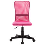 Vidaxl chaise de bureau rose 44x52x100 cm tissu en maille