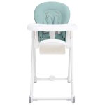 Vidaxl chaise haute bb turquoise aluminium