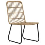 Vidaxl chaises de jardin 2 pcs rsine tresse chne