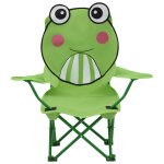 Vidaxl chaises de jardin pour enfants 2 pcs vert tissu