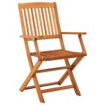 Vidaxl chaises de jardin pliables 4 pcs bois d'eucalyptus massif Vidaxl chaises de jardin pliables 4 pcs bois d'eucalyptus massif