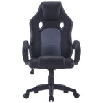 Vidaxl chaise de jeu gris similicuir