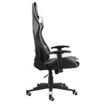 Vidaxl chaise de jeu pivotante blanc pvc