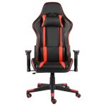 Vidaxl chaise de jeu pivotante rouge pvc