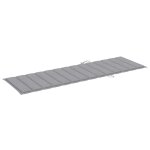 Vidaxl chaise longue de jardin avec coussin bois d'acacia solide