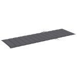 Vidaxl chaise longue de jardin avec coussin bois d'acacia solide