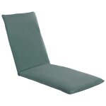 Vidaxl chaise longue pliable tissu oxford gris