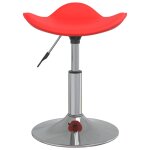 Vidaxl chaise de massage rouge acier chromé et cuir artificiel Vidaxl chaise de massage rouge acier chromé et cuir artificiel