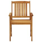 Vidaxl chaises de metteur en scène 4 pcs bois massif d'acacia Vidaxl chaises de metteur en scène 4 pcs bois massif d'acacia