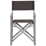 Vidaxl chaise de metteur en scène bois massif d'acacia Vidaxl chaise de metteur en scène bois massif d'acacia