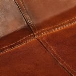 Vidaxl chaise papillon marron taille pour enfants cuir vritable