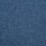 Vidaxl chaise pivotante de salle � manger bleu tissu