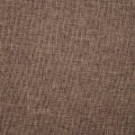 Vidaxl chaise pivotante de salle � manger marron tissu