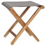 Vidaxl chaises pliables 2 pcs bois de teck solide et tissu gris fonc�