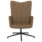 Vidaxl chaise de relaxation taupe tissu