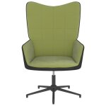 Vidaxl chaise de relaxation vert clair velours et pvc Vidaxl chaise de relaxation vert clair velours et pvc