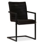 Vidaxl chaises de salle  manger 2 pcs anthracite cuir vritable