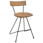 Vidaxl chaises de salle  manger 2 pcs bois de teck massif