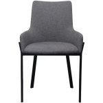 Vidaxl chaises de salle  manger 2 pcs gris clair tissu