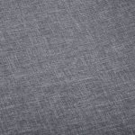 Vidaxl chaises de salle  manger 2 pcs gris fonc tissu
