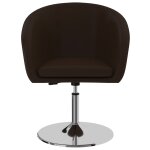 Vidaxl chaises de salle  manger 2 pcs marron similicuir