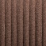 Vidaxl chaises de salle  manger 2 pcs marron tissu