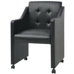 Vidaxl chaises de salle à manger 2 pcs noir similicuir Vidaxl chaises de salle à manger 2 pcs noir similicuir