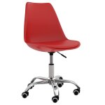 Vidaxl chaises de salle  manger 2 pcs rouge similicuir