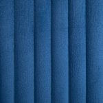 Vidaxl chaises de salle  manger 4 pcs bleu velours