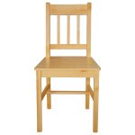 Vidaxl chaises de salle  manger 4 pcs bois de pin