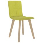 Vidaxl chaises de salle à manger 4 pcs jaune moutarde tissu Vidaxl chaises de salle à manger 4 pcs jaune moutarde tissu