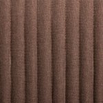 Vidaxl chaises de salle  manger 4 pcs marron tissu