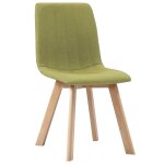 Vidaxl chaises de salle  manger 4 pcs vert tissu