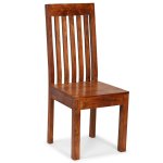 Vidaxl chaise de salle � manger 6 pcs bois massif avec finition sesham