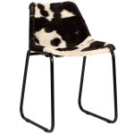 Vidaxl chaise de salle  manger 6 pcs cuir vritable de chvre