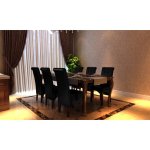 Vidaxl chaises de salle à manger 6 pcs noir similicuir Vidaxl chaises de salle à manger 6 pcs noir similicuir
