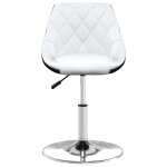Vidaxl chaise de salle à manger blanc et noir similicuir Vidaxl chaise de salle à manger blanc et noir similicuir