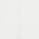 Vidaxl chaises de salle  manger cantilever 2 pcs blanc similicuir