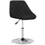 Vidaxl chaise de salle  manger noir similicuir