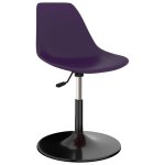 Vidaxl chaises de salle � manger pivotantes 6 pcs lilas pp