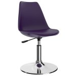 Vidaxl chaises de salle  manger pivotantes 6 pcs lilas similicuir