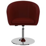 Vidaxl chaise de salle  manger rouge bordeaux similicuir