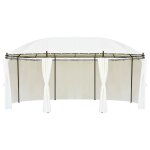 Vidaxl chapiteau 530x350x265 cm blanc crme