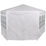 Vidaxl chapiteau avec 6 murs latraux blanc 2x2 m