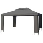 Vidaxl chapiteau anthracite 300 x 400 cm