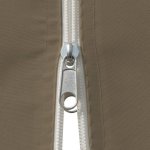 Vidaxl chapiteau de jardin avec rideaux 4x3 m taupe 180 g / m